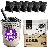 Fusion Select Instant Boba - No-Cook Instant Tapioca Pearls for Bubble Tea Drinks, Hot or Cold Sweet Milk Beverage - Microwav
