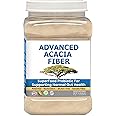 Organic Acacia Fiber Powder Prebiotic Soluble Fiber Powder Perfect Bathroom Trips, Digestion, IBS Relief, Leaky Gut Repair 24oz w/Scooper