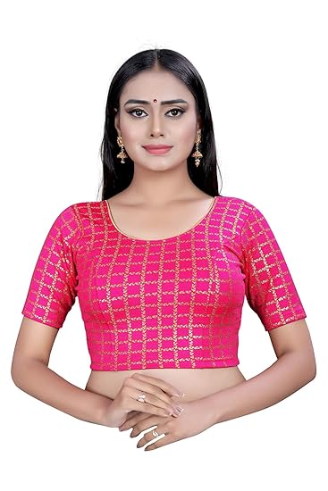 Women's Stretchable Cotton Lycra Stitched Blouse