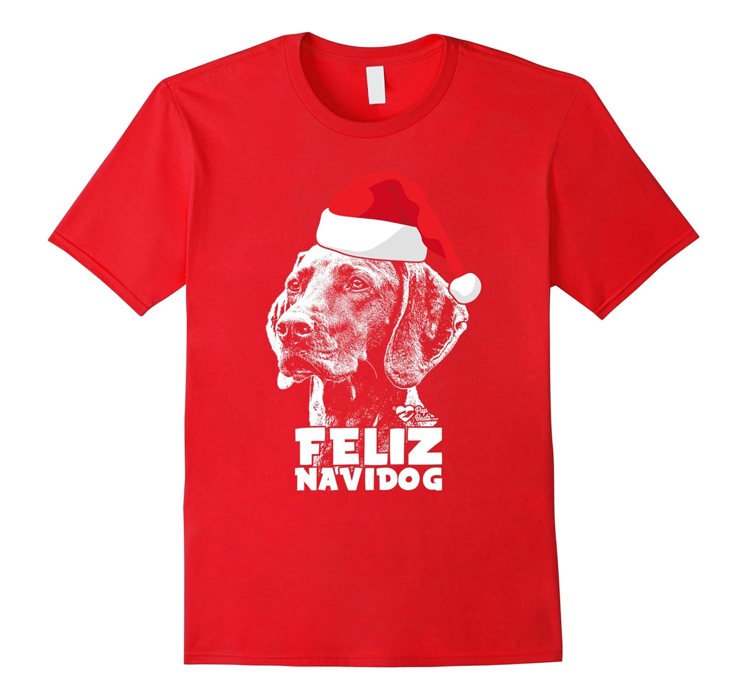 Vizsla Cute Feliz Navidog Christmas Shirt-AZP