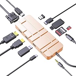 Laptop Docking Station, USB C PD Charging