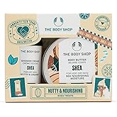 The Body Shop Nutty & Nourishing Shea Treats Gift Set – Hydrating & Moisturizing Vegan Skincare Treats for Very Dry Skin – 2 Items