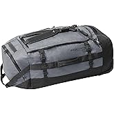 Eagle Creek Cargo Hauler Wheeled Duffel - Durable Duffel Bag for Travel - Easy Access Compartment - Deployable Backpack Straps - Lockable Zipper Opening - Charcoal - 130L