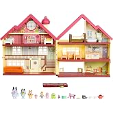 Bluey XL House Playset, Interactive Lights, Sounds &amp; Dance Floor | 17in tall, 3 levels, 50+ phrases, spinning dance floor, 4 figures incl. Bluey &amp; Bingo; kids ages 3+