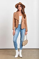 PRETTYGARDEN Women's Faux Suede Jackets 2024 Fall