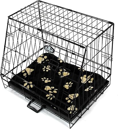 small sloping dog crate