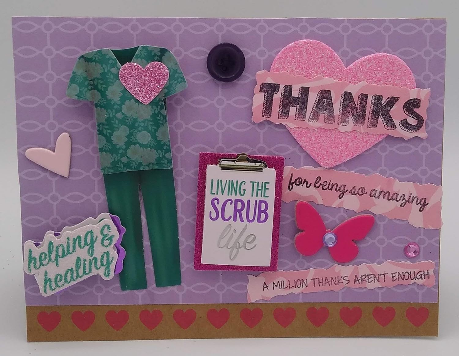 Heartfelt, Thank You Card for Health Care Workers who Work