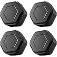 4 Pack Tagginnc AirTag Magnetic Case – Ultra Strong Magnet & Discreet Hexagonal Nut Design with Non-Slip Base, Waterproof & S