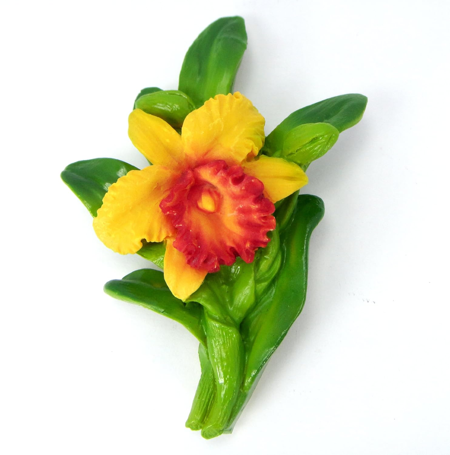 Diseño floral de orquídea 4 Souvenir imán para nevera Collectibles ...