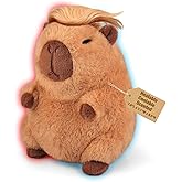 Heatable Capybara Plush – Microwavable & Coolable Stuffed Animal, Funny Heating Pad for Muscle Pain, Capybara Stuffed Animal, Novelty Gift for Adults & Kids, Cuddly Stuffed Toy for Companion