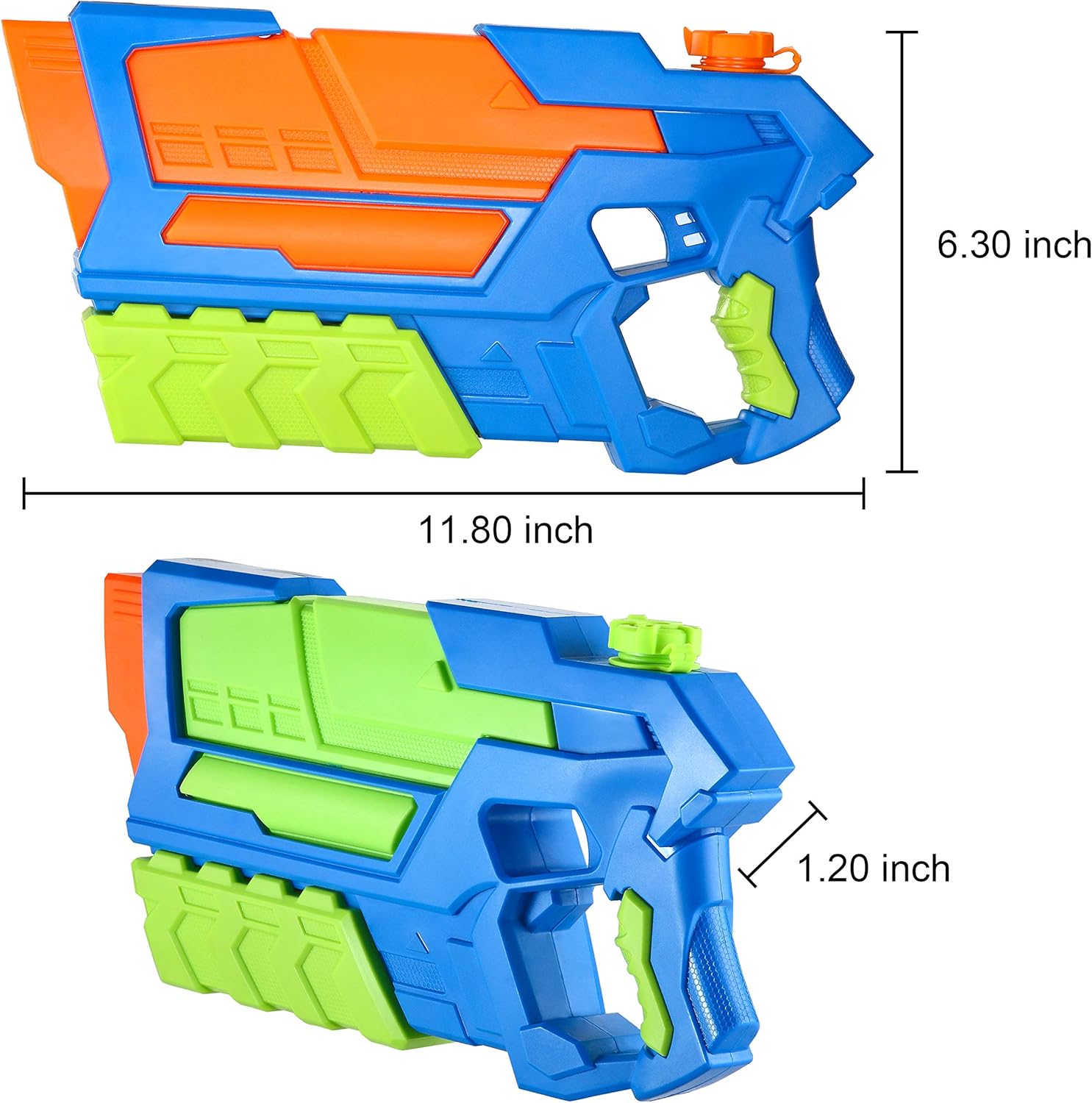 JOYIN 3 in 1 Aqua Phaser High Capacity Water Gun Super Water Soaker Blaster Squirt Toy Swimming Pool Beach Sand Water Fighting Toy: Toys & Games