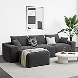LIKIMIO 120" Modern L-Shaped Modular Sectional Sofa