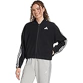 adidas Women's Holiday High Pile Fleece Full-Zip Track Top