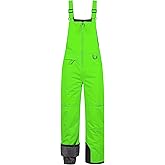 Pursky Kid's Snow Pants Boy's Winter Ski Bibs Insulated Waterproof Snowpants Fleece Snowboarding Overalls Snowbibs