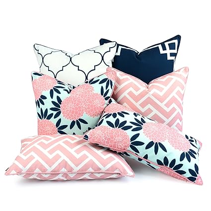 Amazon Com Hofdeco Decorative Outdoor Throw Lumbar Pillow Cover