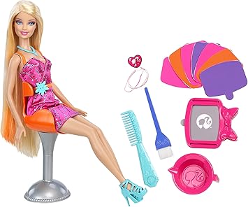 barbie peinados de colores