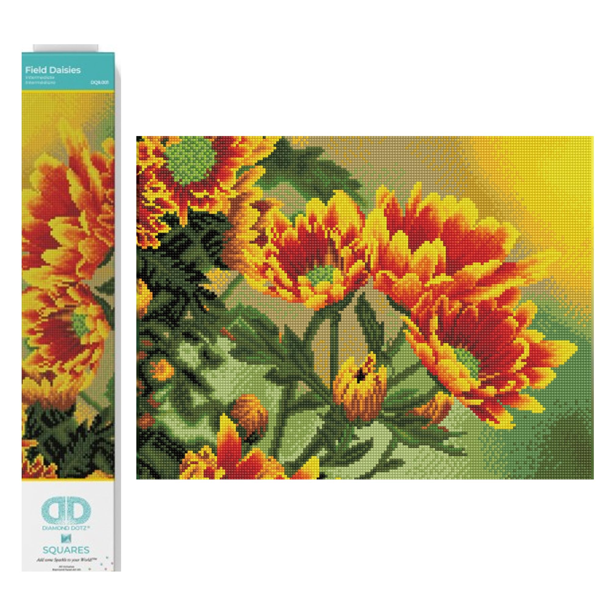 DIAMOND DOTZ DQ9 Intermediate Kit, Colourful, 45 x 35cm