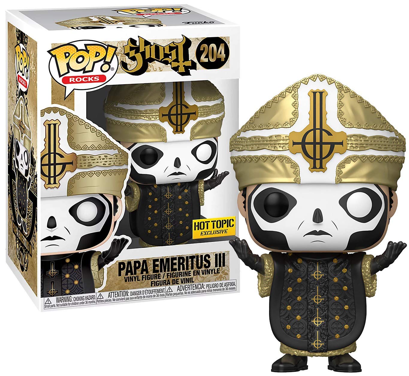 Funko POP! Rocks Ghost #204 - Papa Emeritus III Special Edition Exclusive