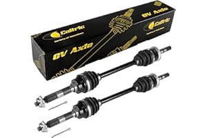 Caltric Front Left And Right Complete Cv Joint Axles Compatible with Kawasaki Mule 4010 Kaf620 4X4 2009-2017