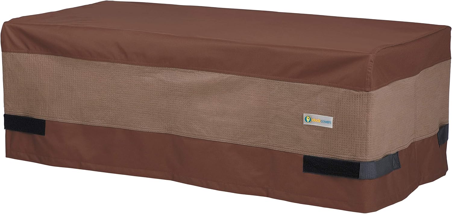 Amazon Com Duck Covers Ultimate Waterproof 47 Inch Rectangular Patio Coffee Table Cover Garden Outdoor