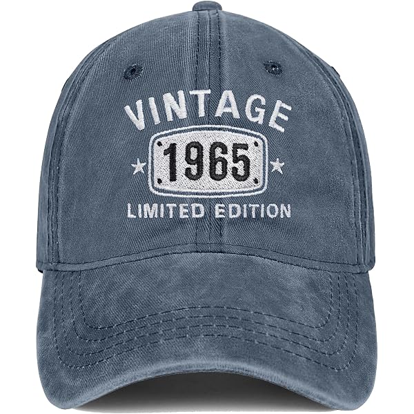 60th Birthday Gift Hat – Vintage Style Present For Men, Women, Dad, Mum, Turning 60