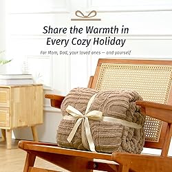 Wemore Jacquard Fleece Weighted Blanket Queen Size