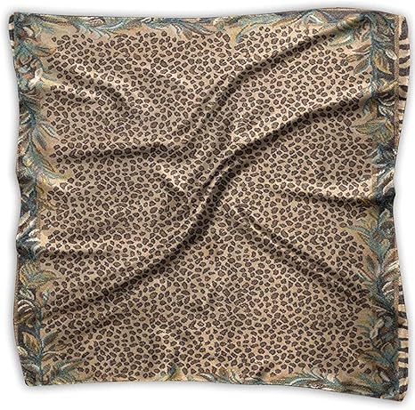Uridy Pañuelo cuadrado Piel de leopardo Alfombra Darcey Pañuelo