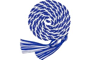 PSEUTIO Graduation Cords Blue White Cords for Graduation 2025 Graduation Honor Cords (Mixed Blue and White)