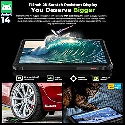 HOTWAV R9 Pro Rugged Tablet 2K 11 inch Android 14
