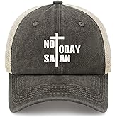 Not Today Satan Trucker Hat Men Trendy Mesh Cap for Summer