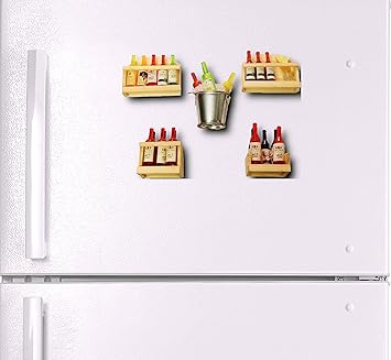 Buy Thw Champagne Wine Bottle Shaped Fridge Magnet Kitchen Magnet