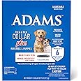 Adams Flea & Tick Collar Plus for Dogs & Puppies, 6-Month Protection, One Size Fits All Dogs & Puppies, Kills Fleas & Ticks, Repels Mosquitoes For Up To 6 Months (excluding California)