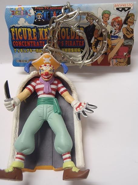 Amazon ワンピース フィギュアキーホルダー ルフィ海賊団集結編 道化のバギー アニメ 萌えグッズ 通販