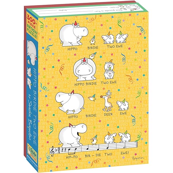 Sandra Boynton: Hippo Birdie Two Ewe 300-Piece Birthday Puzzle