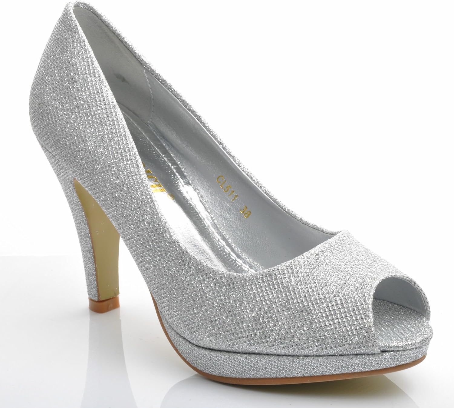 silver prom shoes uk