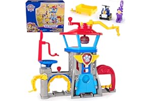 PAW Patrol: Air Rescue, Pup Squad Adventure Bay Airport Playset, with Chase Toy Car & PAW Patrol Vehicle Launcher, Kids Toys for Boys and Girls 3+