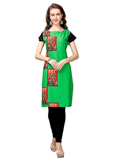 Womens kurtas(kurtix3_green)