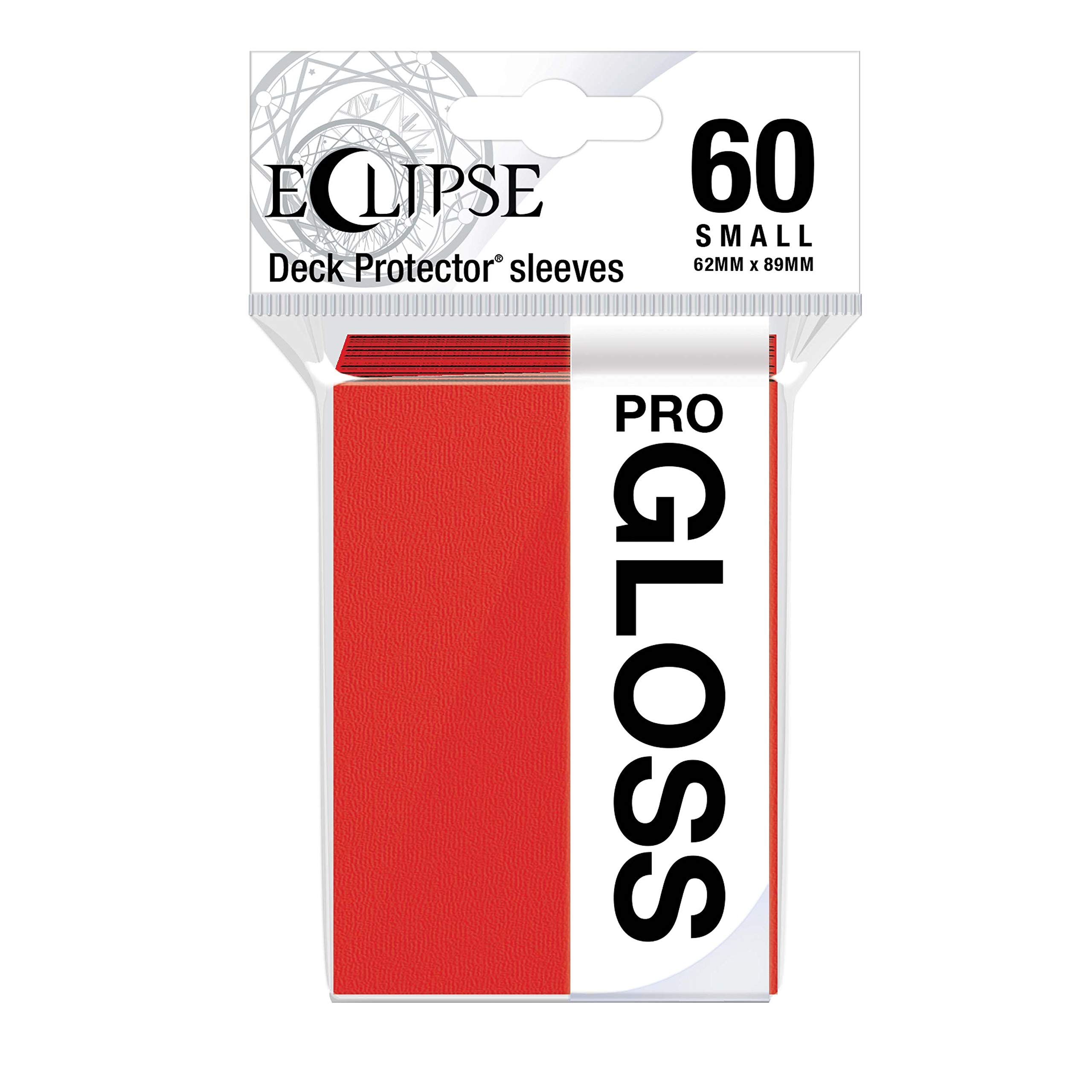 Ultra Pro - Eclipse Gloss Small Sleeves 60 Pack - Apple Red, E-15628