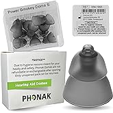Phonak Power Smokey Dome Small (1.0 cm=10mm) 10 Domes, Original OEM Schweiz Ersatz von Sonova, Hörgeräte-Kuppeln für Power 2-