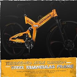 MarKnig 26 Inch Adult Folding Bikes/Mountain