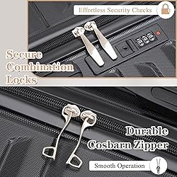 Luggage Sets 5 Piece Suitcases with