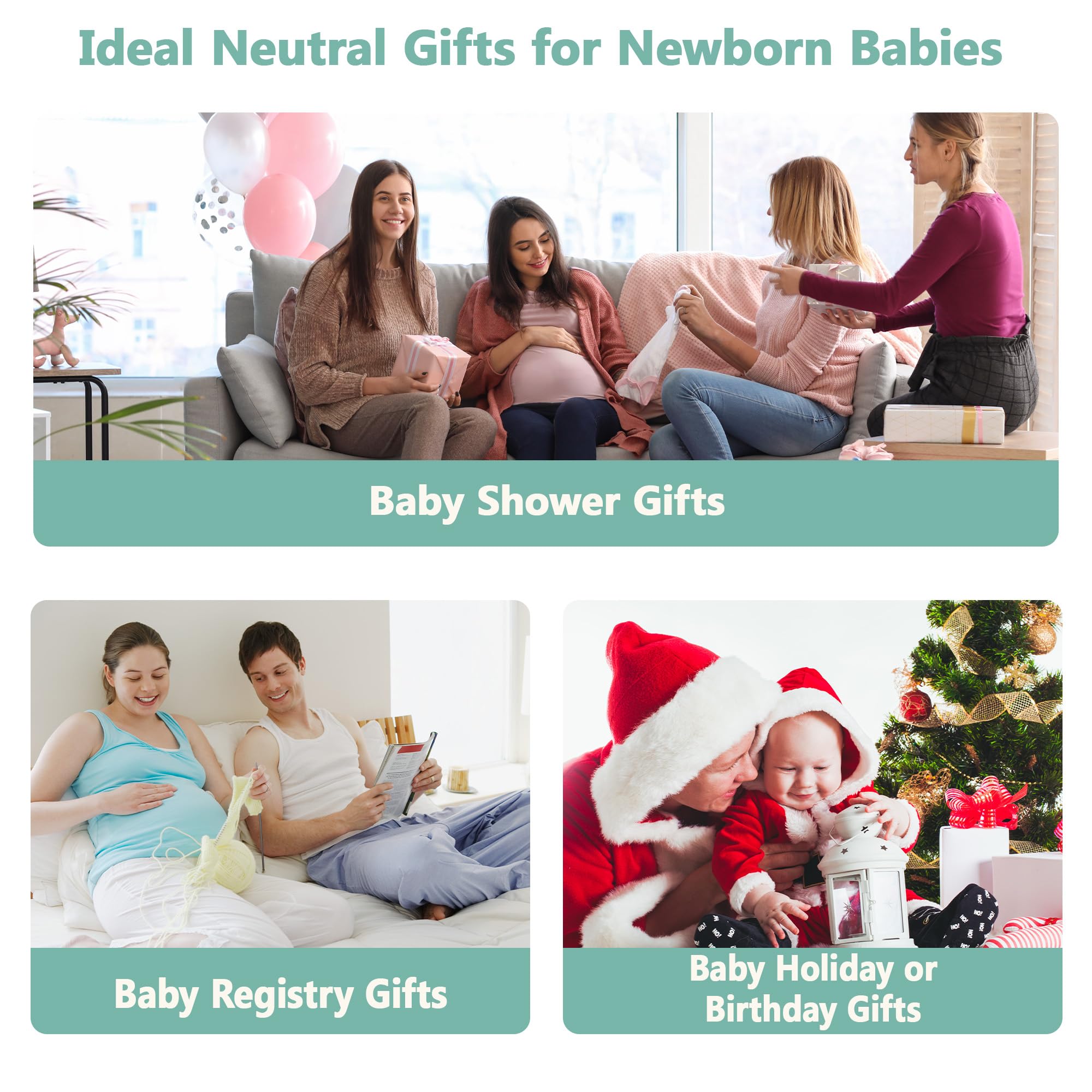 Baby Play Gym & Activity Mat | Stage-Based Developmental Activity Gym & Play Mat for Baby to Toddler, Wooden Tummy Time Mat with Detachable Sensory Toys, Baby Essentials Shower Gift | FSC-Certified