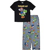 Nintendo boys 2-piece Loose-fit Pajama Set, Soft & Cute for Kids