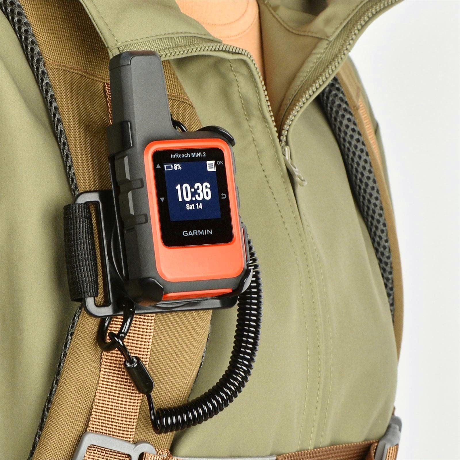 Photo 1 of iGuerburn Backpack Tether for Garmin inReach Mini/inReach Mini 2 Handheld GPS - Garmin Backpack Mount Not for Other Models