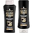 GLISS Hair Repair Ultimate Repair Set with Shampoo and Conditioner for Damaged Hair, Set of 2
