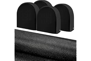 Tuszom Waterproof Anti-UV Tire Protectors 4 Pack - Tearproof 900D Solution-Dyed Tearproof Windproof Tire Covers for RV, Trailer,Camper,Truck,Cars,Jeeps,Vans,SUV (Universal Fits 26-29 inch)