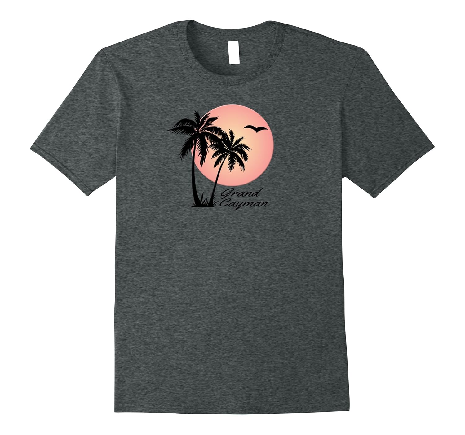 GRAND CAYMAN Souvenir TShirt Gift Palm Tree Sun Beach-ANZ
