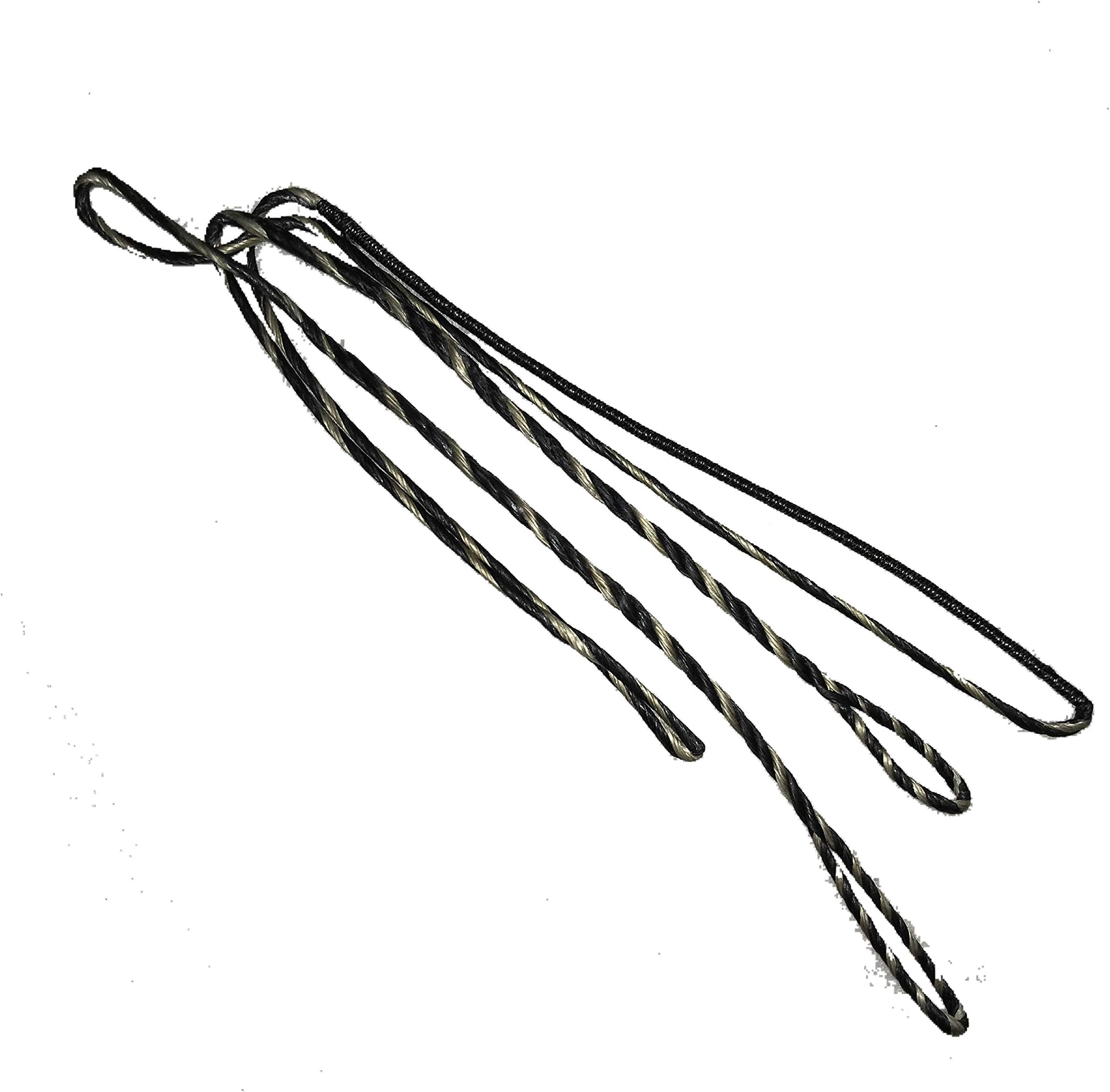 Trad GearFlemish FASTFLIGHT Longbow Replacement Bowstring (Small Loops) - Bow String - Actual String Length - by Traditional Gear Archery Products (Multiple Sizes)