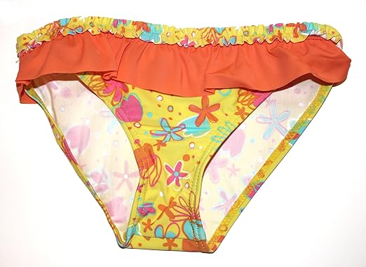 Mädchen Badehose Hoher Bund - Stretch Bikinihose