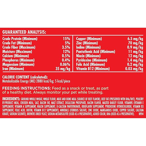 MILK-BONE FLAVOR SNACKS MINI’S DOG BISCUITS, FLAVORED CRUNCHY DOG TREATS, 36 OZ. CANISTER